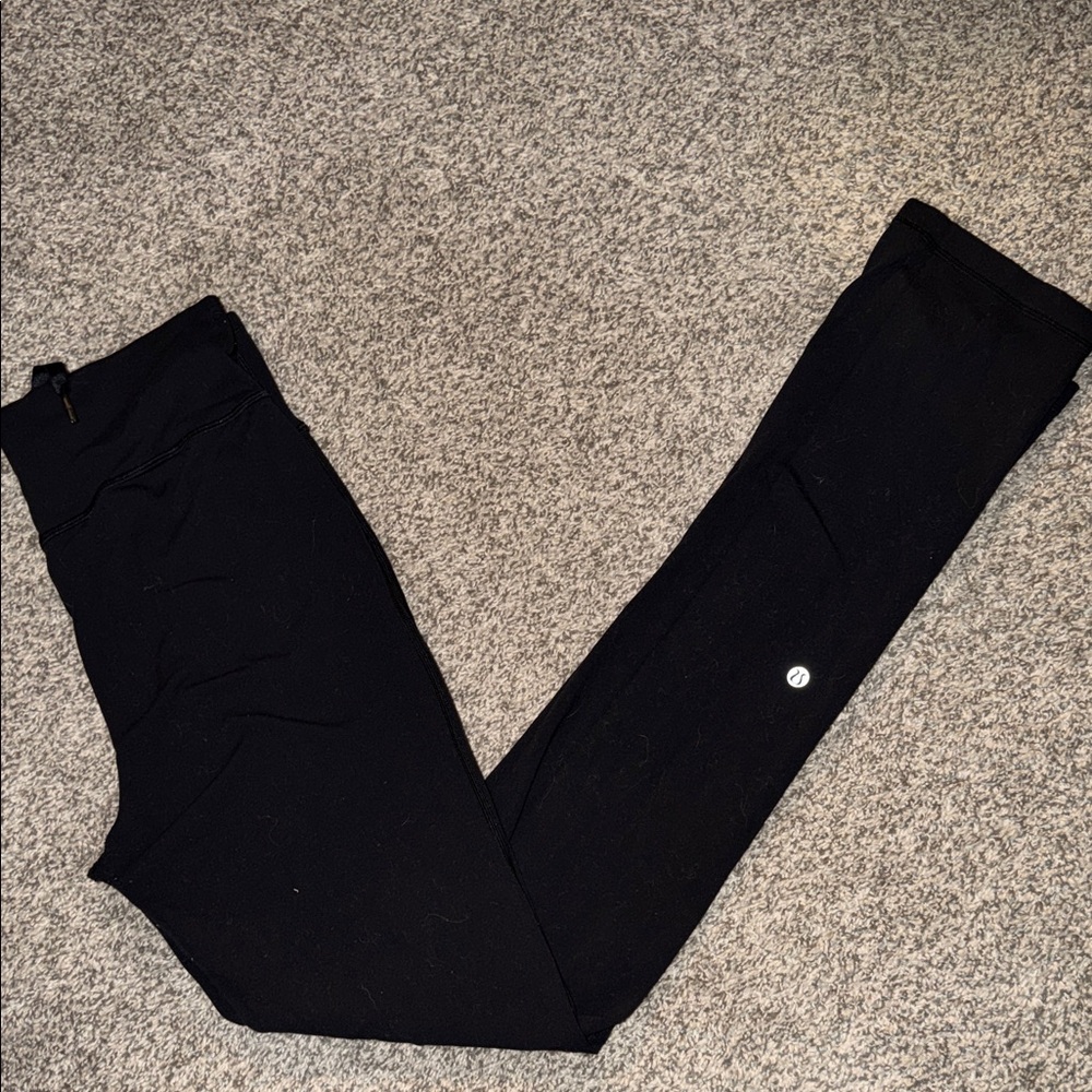 Black Lululemon Leggings SZ 10